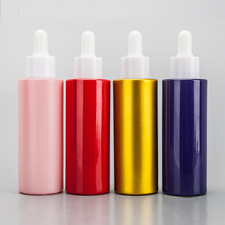 15ml 20ml 30ml 40ml 50ml 60ml 100ml clear frosted Flat shoulder essential oil dropper bottle