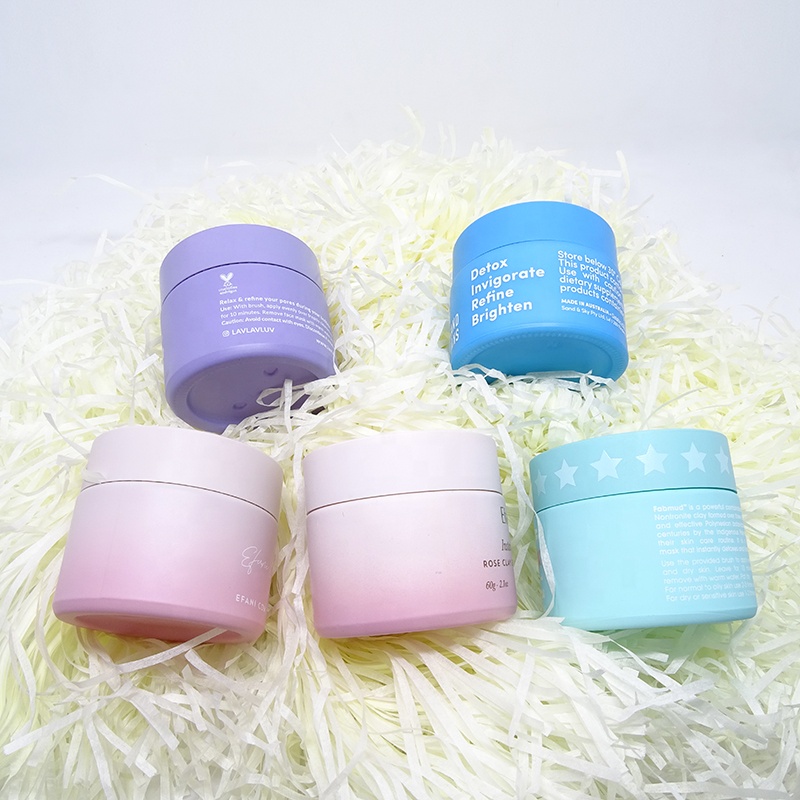 15ml 20ml 30ml 50ml 100ml Custom Painting Matte Pink Ceramic Glass Opal White Porcelain Cosmetic Cream Jar with Lid