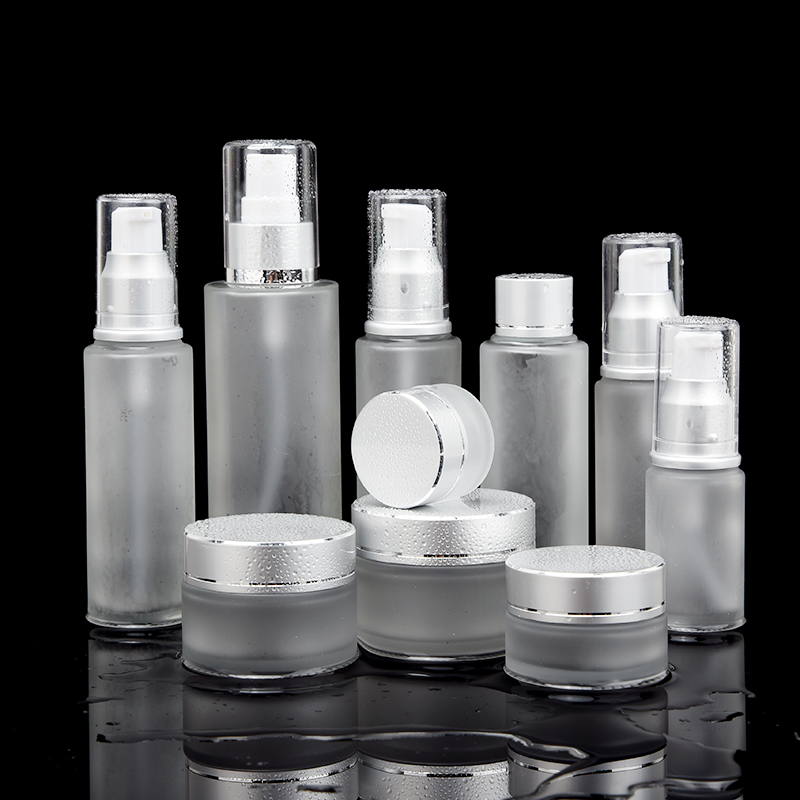 15ml 20ml 30ml 50ml 80ml 100ml 120ml clear frosted lotion glass bottle with dropper pump sprayer