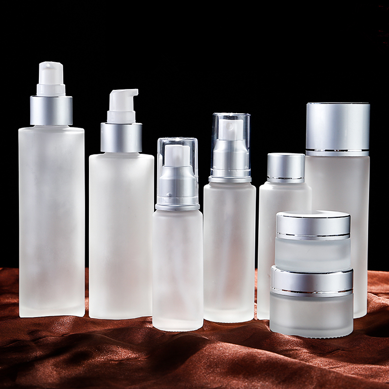 15ml 20ml 30ml 50ml 80ml 100ml 120ml clear frosted lotion glass bottle with dropper pump sprayer