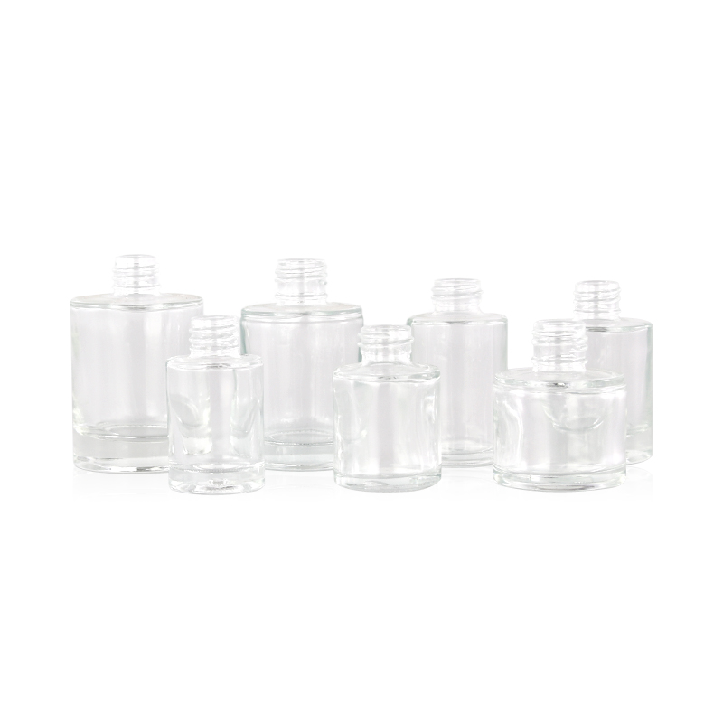 15ml 20ml 30ml 50ml Clear Essential Oil Glass Dropper Bottle with Bamboo Cap Skin Care Cream Personal Care Round Hot Stamping