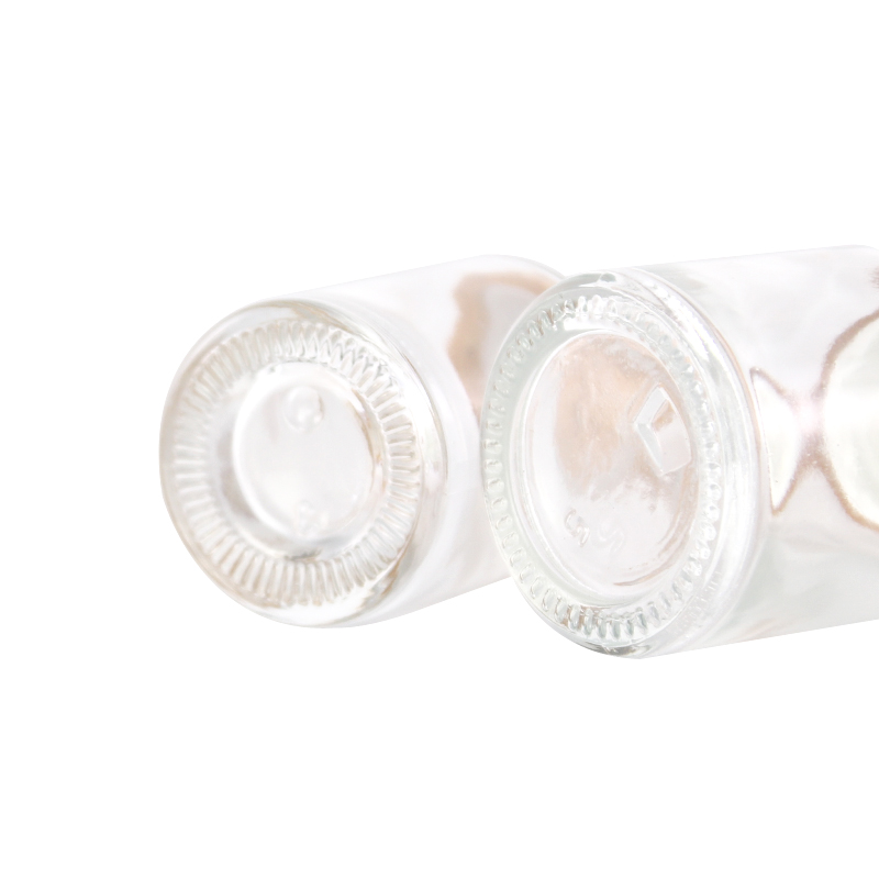 15ml 20ml 30ml 50ml Clear Essential Oil Glass Dropper Bottle with Bamboo Cap Skin Care Cream Personal Care Round Hot Stamping