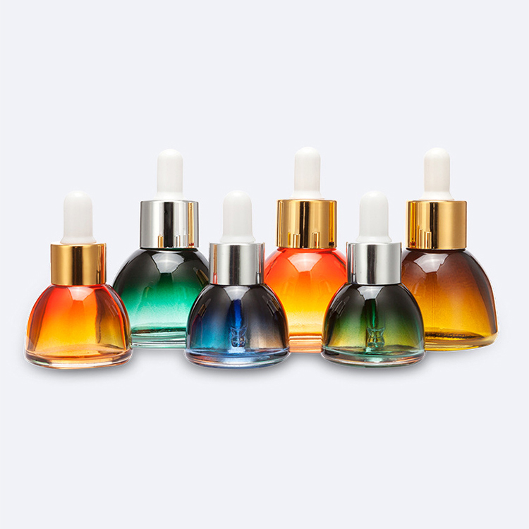 15ml 20ml 30ml special skincare cosmetic container conical shape glass serum dropper bottles