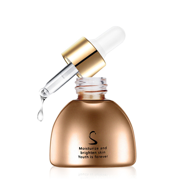 15ml 20ml 30ml special skincare cosmetic container conical shape glass serum dropper bottles