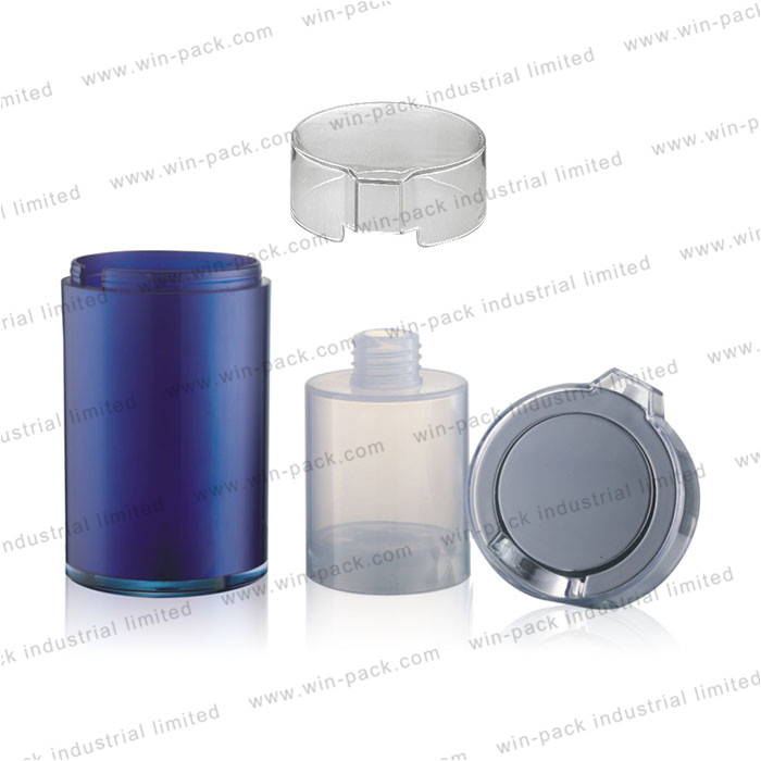 15ml 30ml 35ml 50ml 130ml clear red blue pp cosmetic plastic airless pump bottle