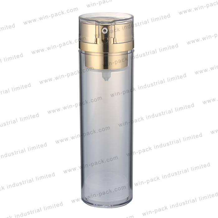 15ml 30ml 35ml 50ml 130ml clear red blue pp cosmetic plastic airless pump bottle