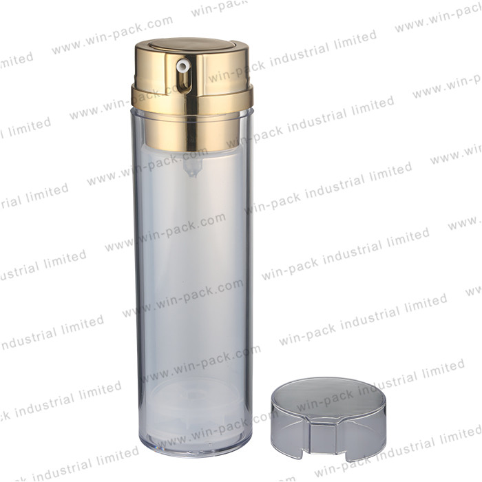 15ml 30ml 35ml 50ml 130ml clear red blue pp cosmetic plastic airless pump bottle