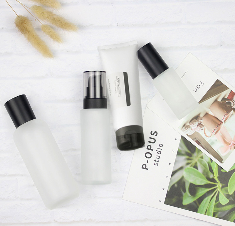 15ml 30ml 40ml 100ml 120ml 150ml matte glass skin care toner lotion bottle