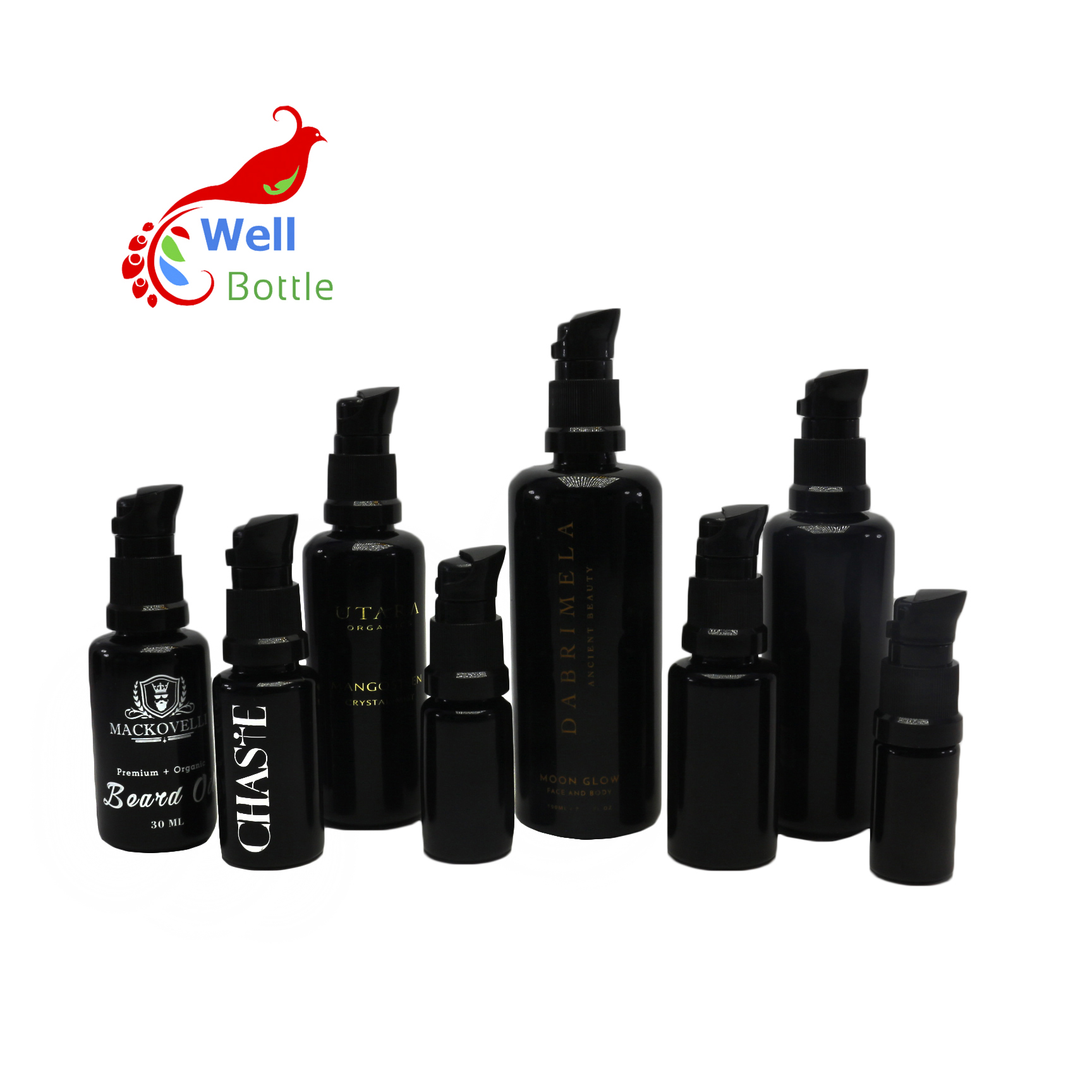 15ml 30ml 50ml 100 ml glass perfume spray bottle uv matte black glass bottle VJ-508C