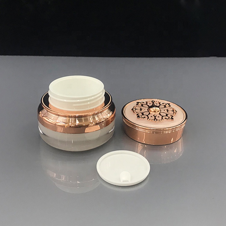 15ml 30ml 50ml 100ml 120ml luxury acrylic lotion pump bottle 15g 30g 50g cosmetic jars