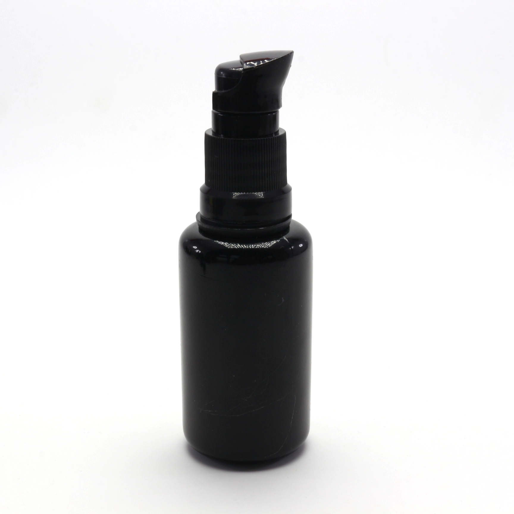 15ml 30ml 50ml 100ml High quality serum glass bottle with black pump caps VJ-209RL