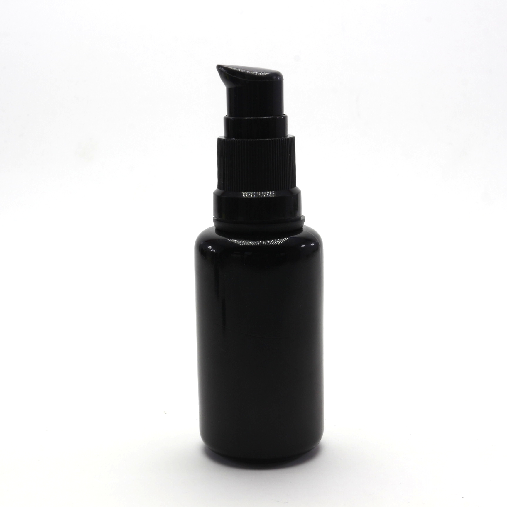 15ml 30ml 50ml 100ml High quality serum glass bottle with black pump caps VJ-209RL
