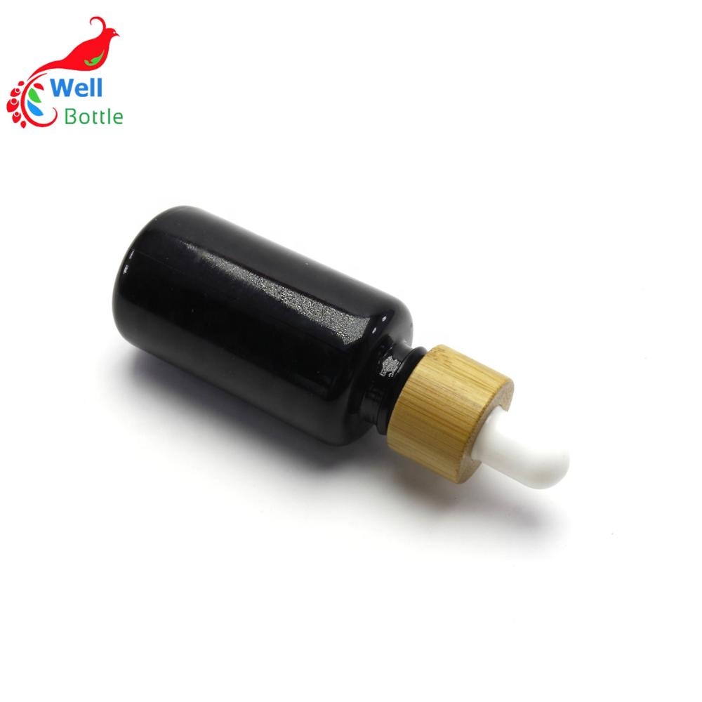 15ml 30ml 50ml 100ml UV violet black glass bottle essential oil bottle VJ-0144RL
