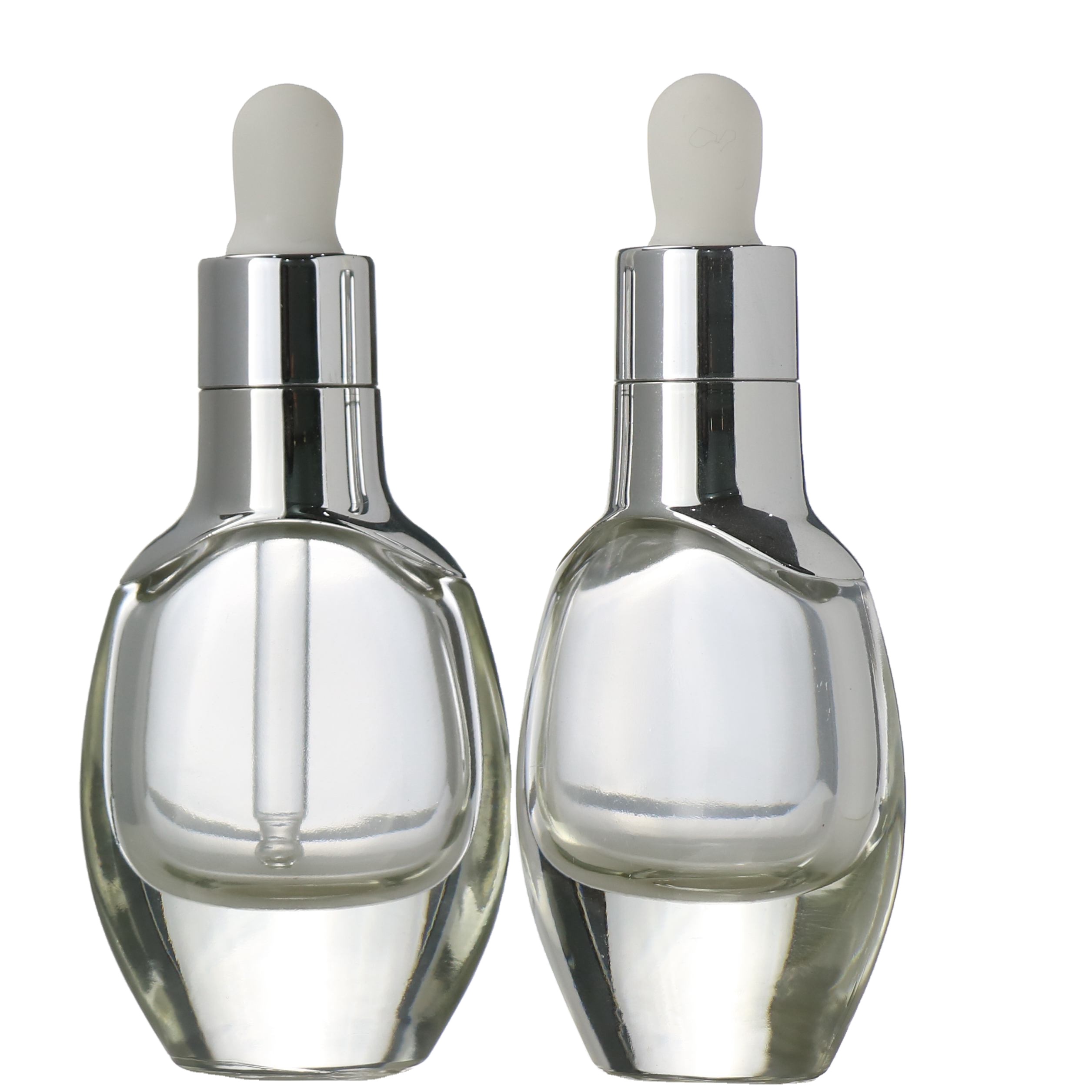 15ml 30ml 50ml 100ml clear blue red black rectangular glass dropper bottle for cosmetic serum bear oil