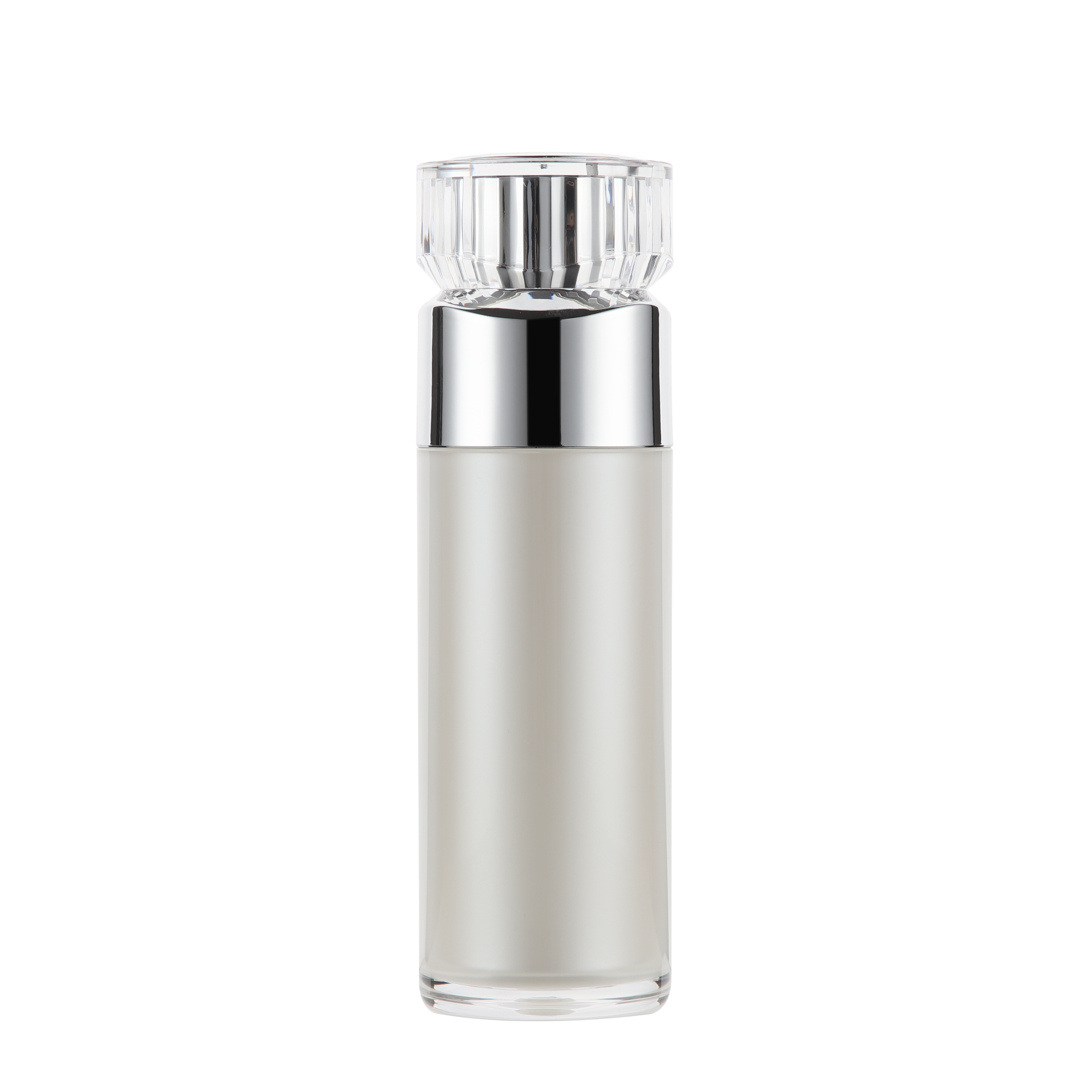 15ml 30ml 50ml 100ml silver acrylic bottle, high quality 100mlacrylic lotion bottle, hot selling acrylic bottle