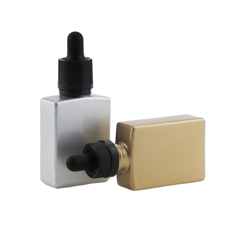 15ml 30ml 50ml 100ml square dropper bottle empty essential oil glass bottle wholesale