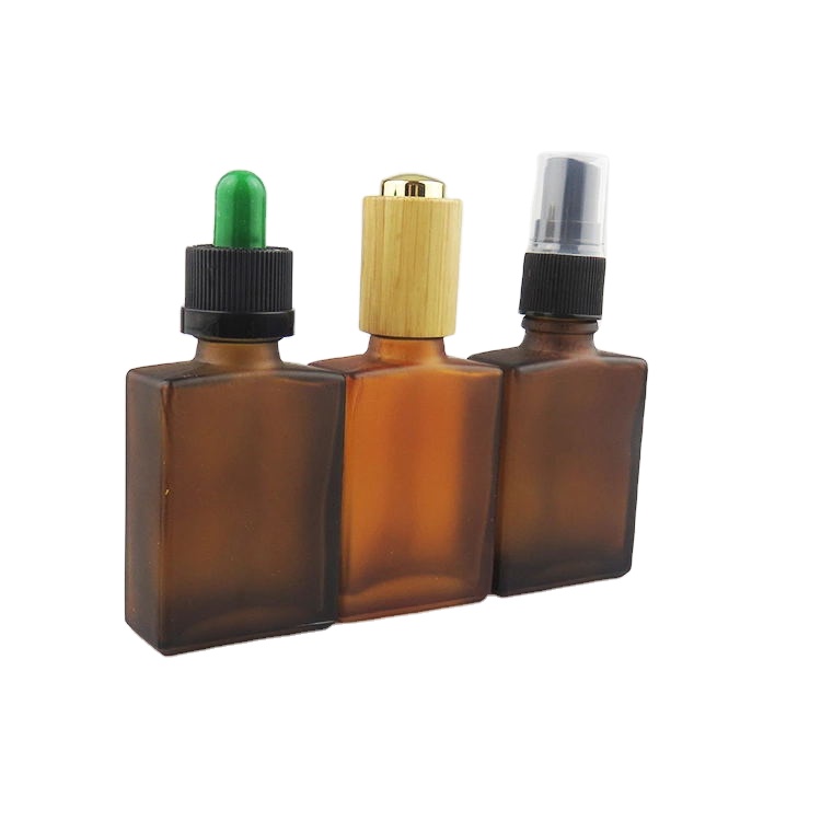 15ml 30ml 50ml 100ml square dropper bottle empty essential oil glass bottle wholesale