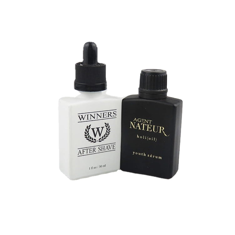 15ml 30ml 50ml 100ml square dropper bottle empty essential oil glass bottle wholesale
