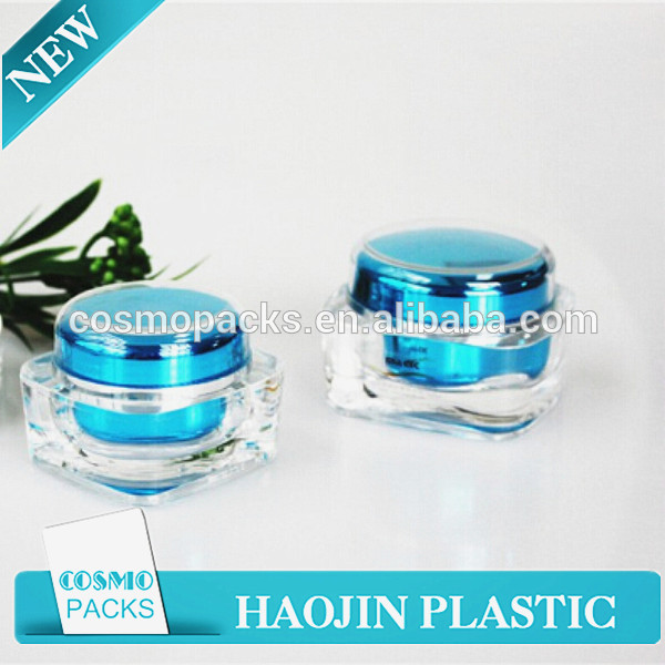 15ml 30ml 50ml 75ml cone acrylic container for cosmetics for gel