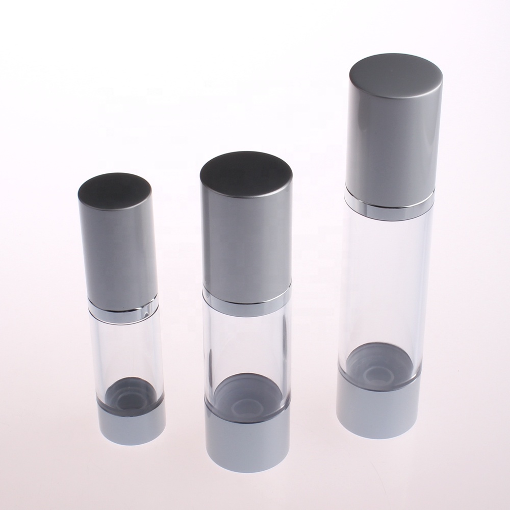 15ml 30ml 50ml 80ml 100ml Aluminum Airless Lotion pump bottle