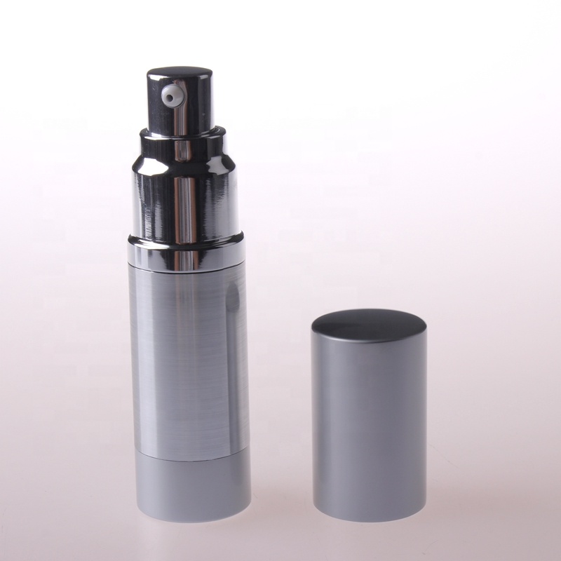 15ml 30ml 50ml 80ml 100ml Aluminum Airless Lotion pump bottle