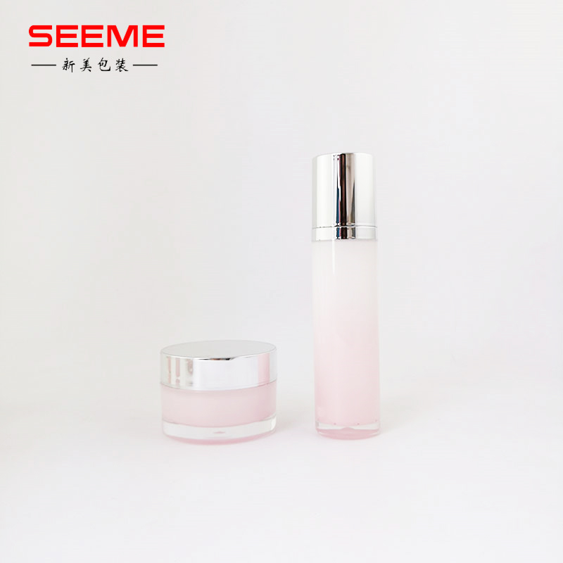 15ml 30ml 50ml 80ml 120ml acrylic cosmetic lotion bottle straight round bottle