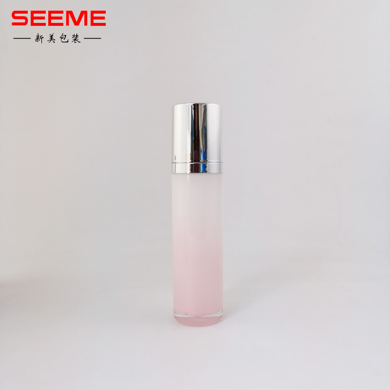 15ml 30ml 50ml 80ml 120ml acrylic cosmetic lotion bottle straight round bottle