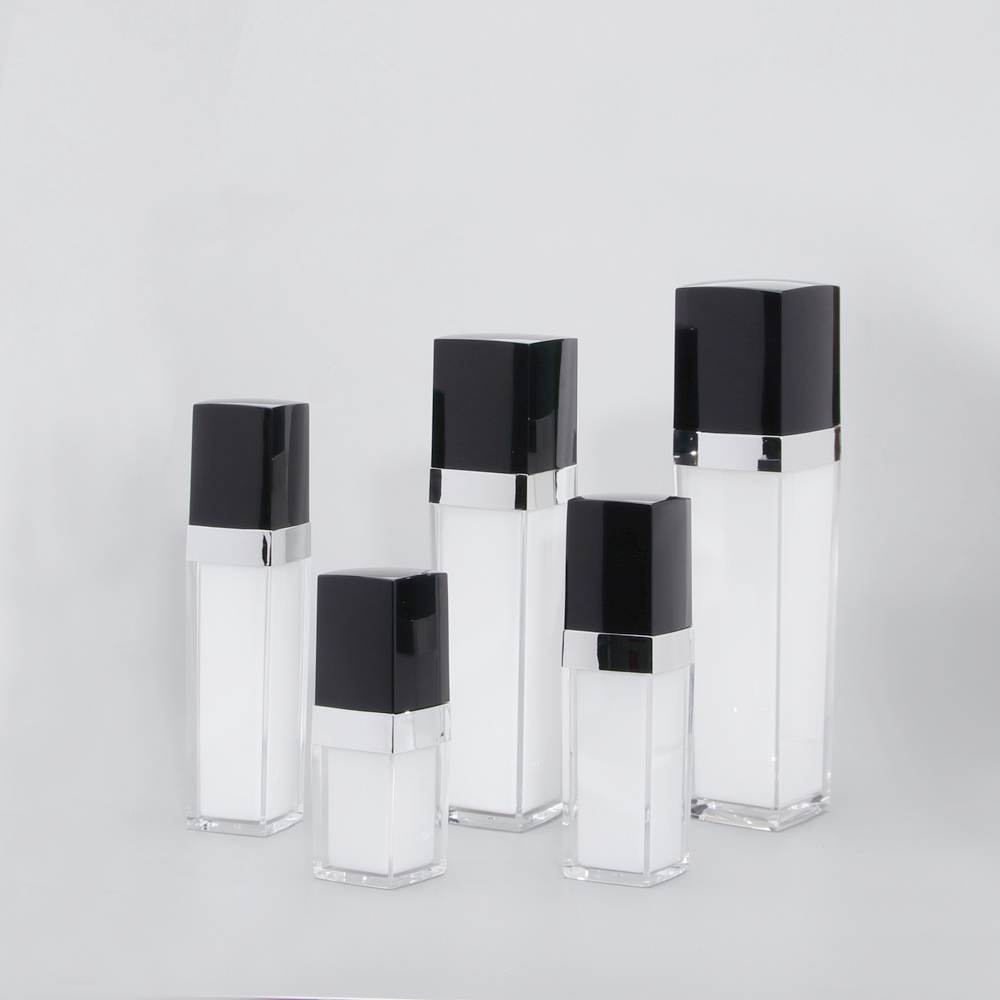 15ml 30ml 50ml 80ml 160ml airless pump acrylic customize bottle for Cosmetic Packaging