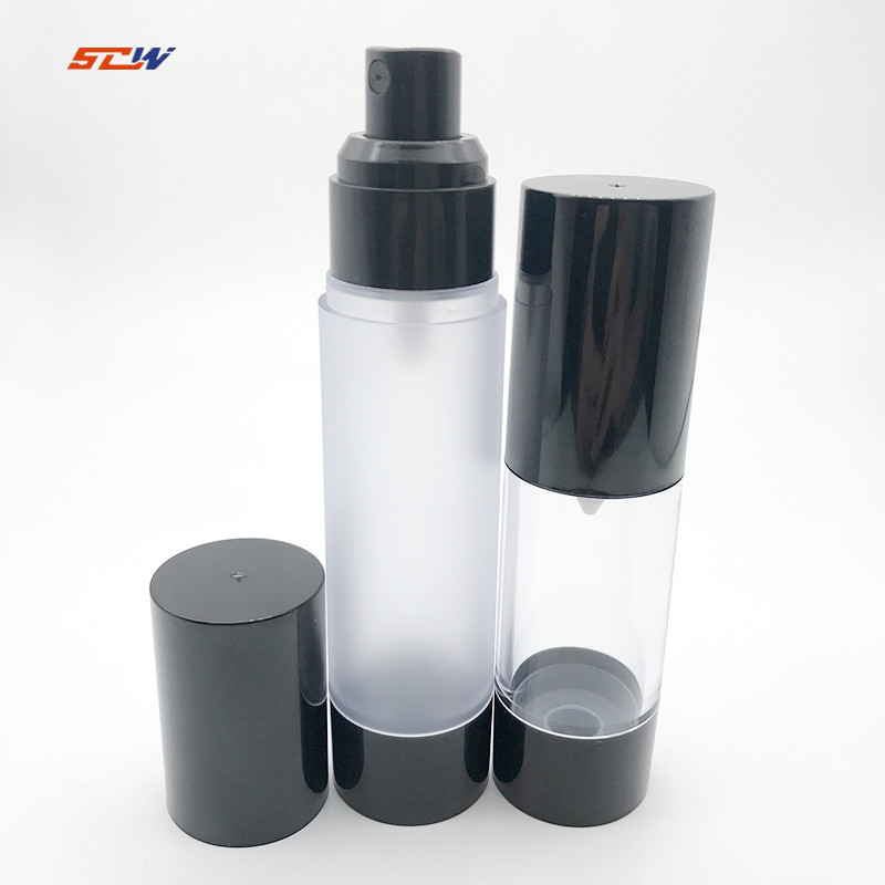 15ml 30ml 50ml AS Frosted Vacuum Bottle Emulsion Spray Bottle Top Grade Bottle