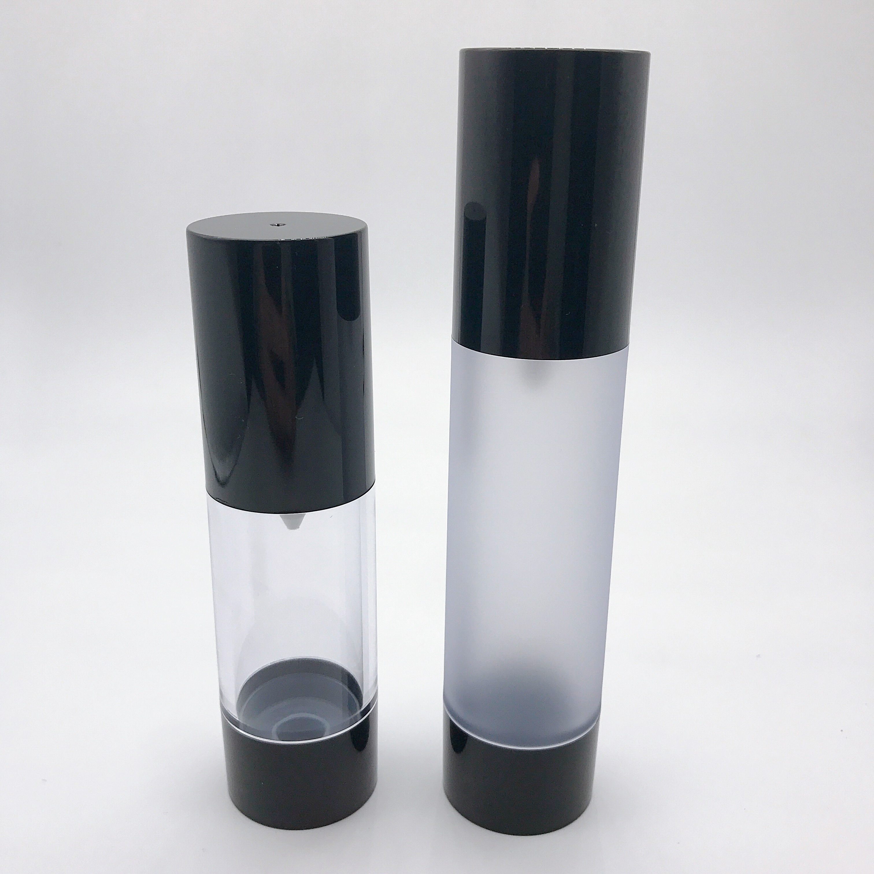 15ml 30ml 50ml AS Frosted Vacuum Bottle Emulsion Spray Bottle Top Grade Bottle