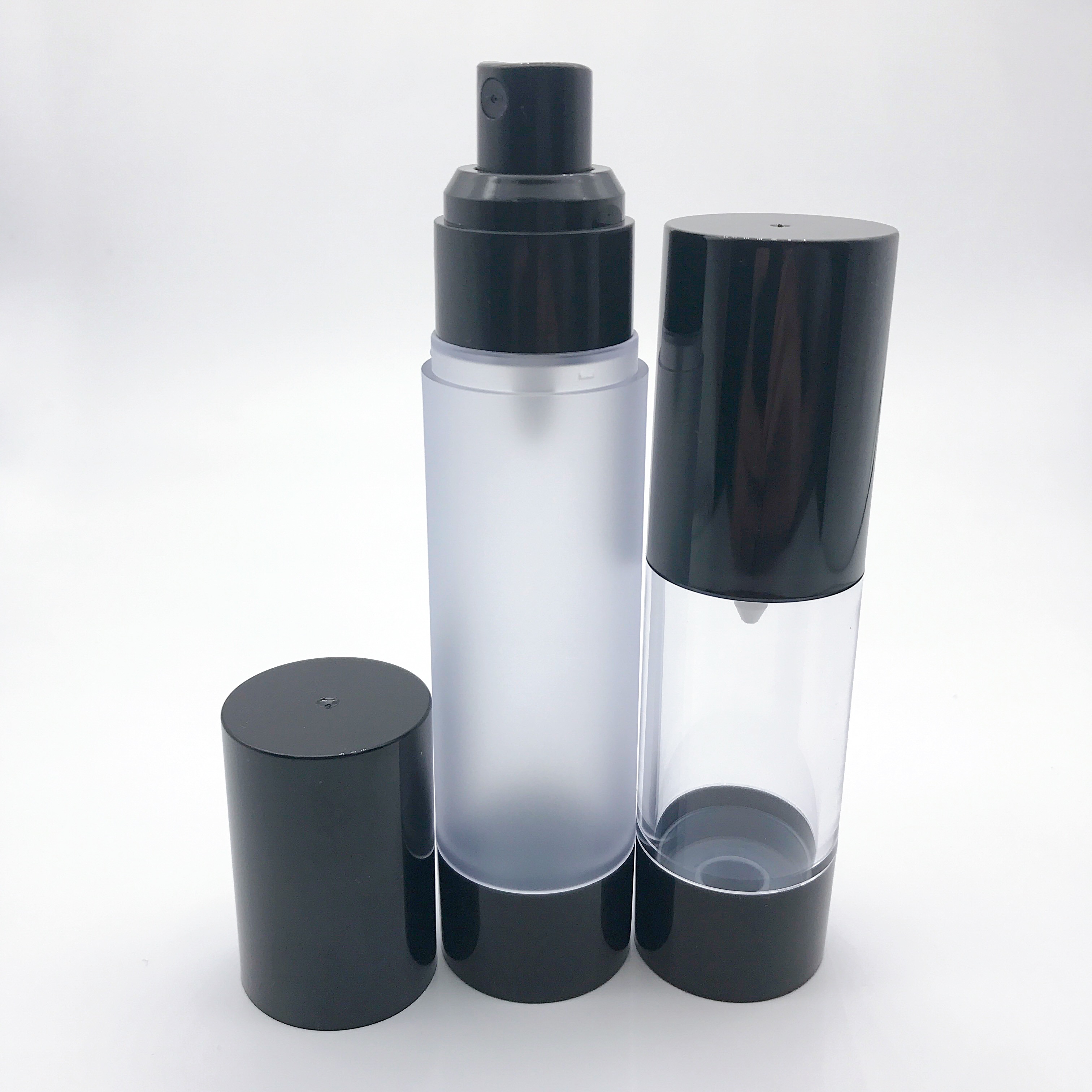 15ml 30ml 50ml AS Frosted Vacuum Bottle Emulsion Spray Bottle Top Grade Bottle