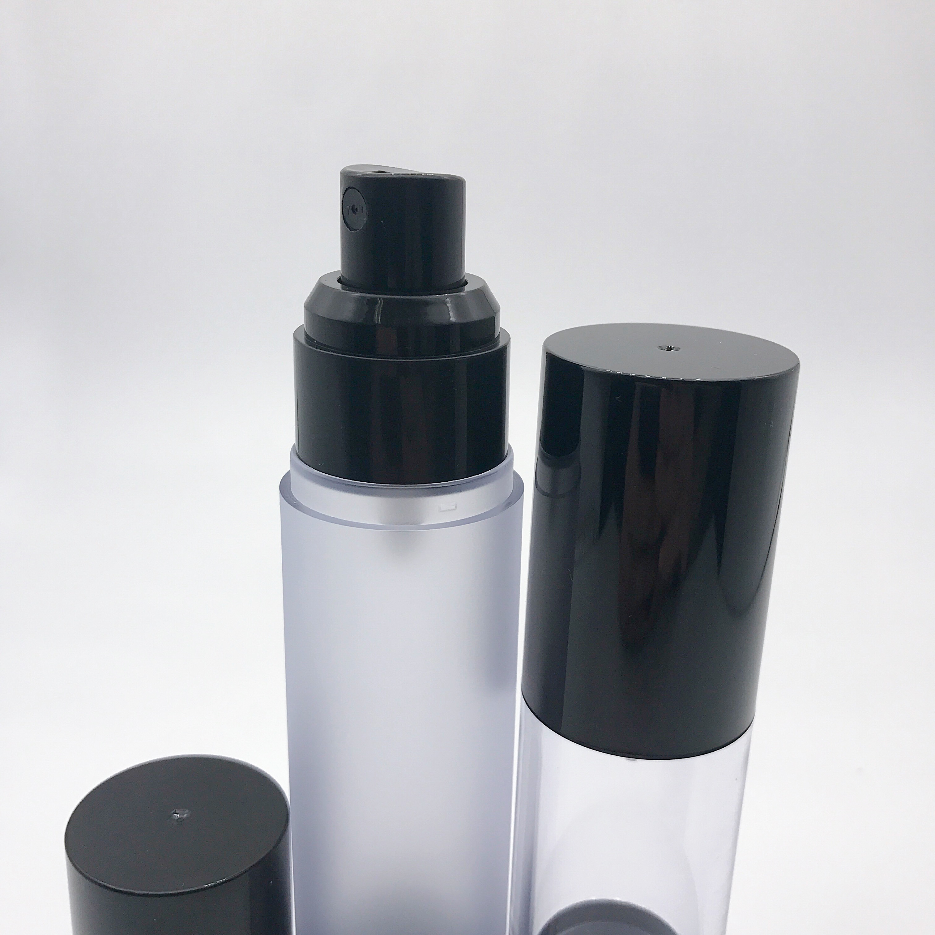 15ml 30ml 50ml AS Frosted Vacuum Bottle Emulsion Spray Bottle Top Grade Bottle