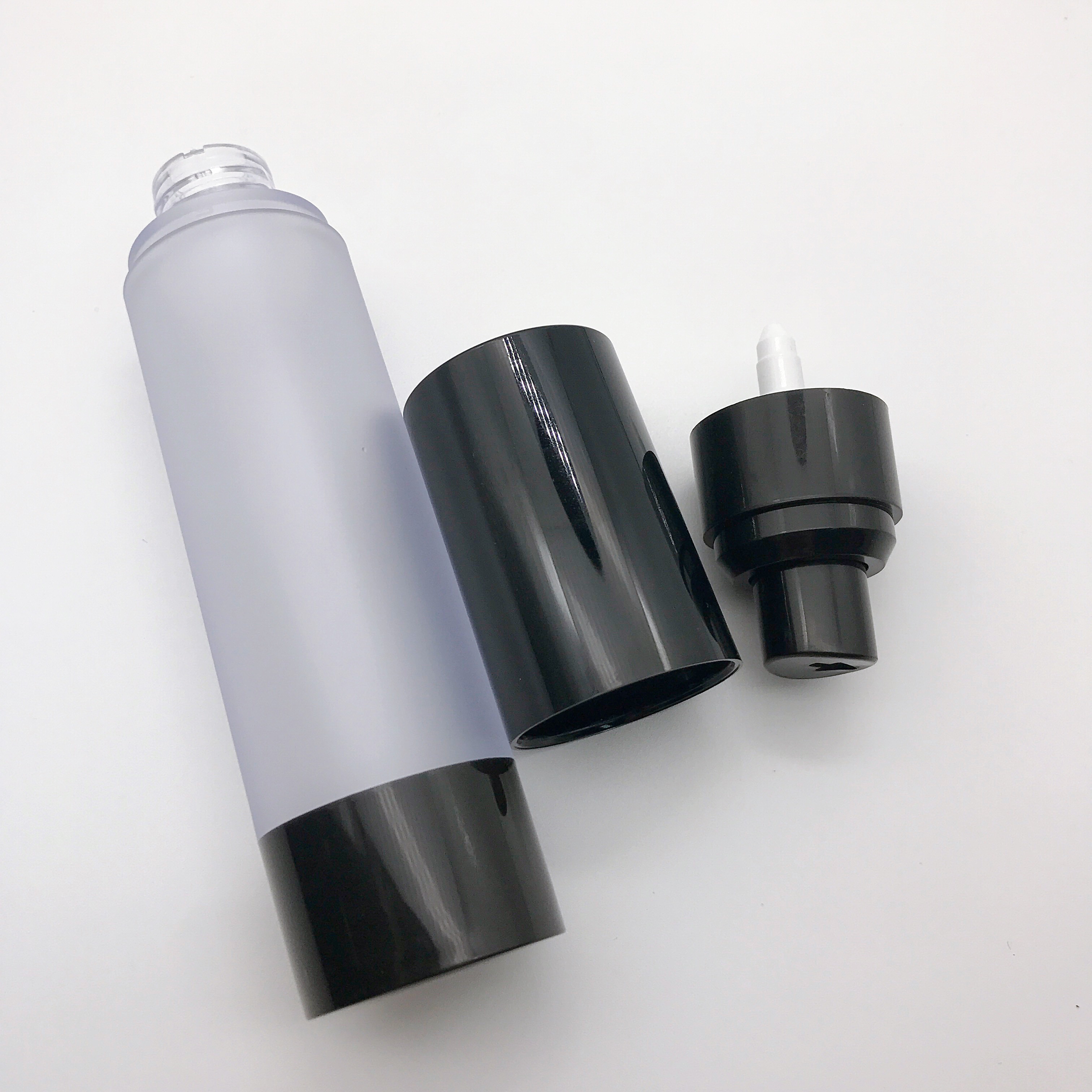 15ml 30ml 50ml AS Frosted Vacuum Bottle Emulsion Spray Bottle Top Grade Bottle