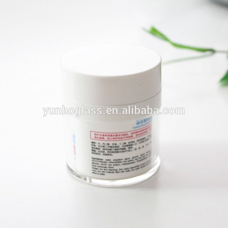 15ml 30ml 50ml Cream Recycled Refillable plastic Acrylic Airless Jar