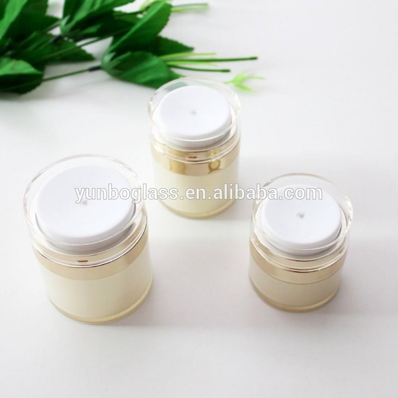15ml 30ml 50ml Cream Recycled Refillable plastic Acrylic Airless Jar