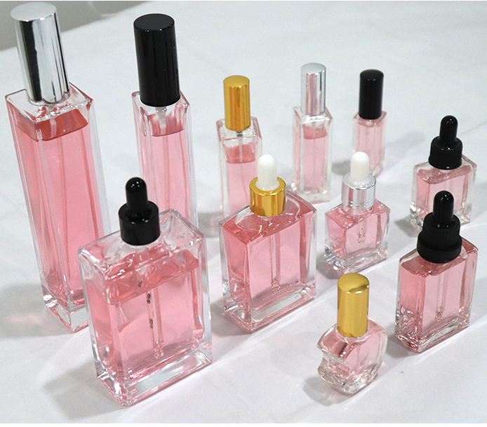 15ml 30ml 50ml Parfum Bottle High end wholesale clear empty refill glass perfume spray bottle for perfume