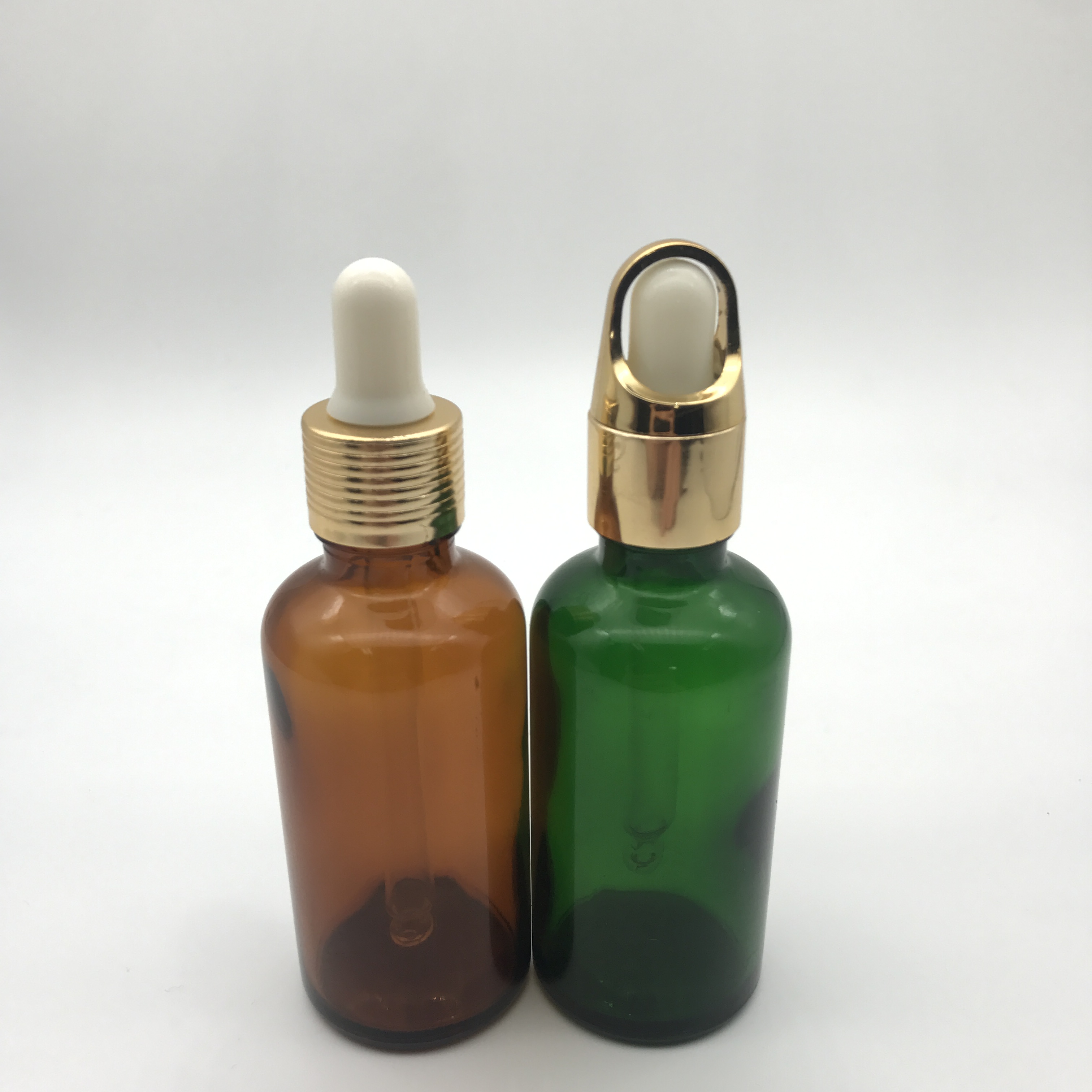 15ml 30ml 50ml Transparent Glass Essential Oil Empty Bottle Separate Bottle Rubber Head Dropper Bottle