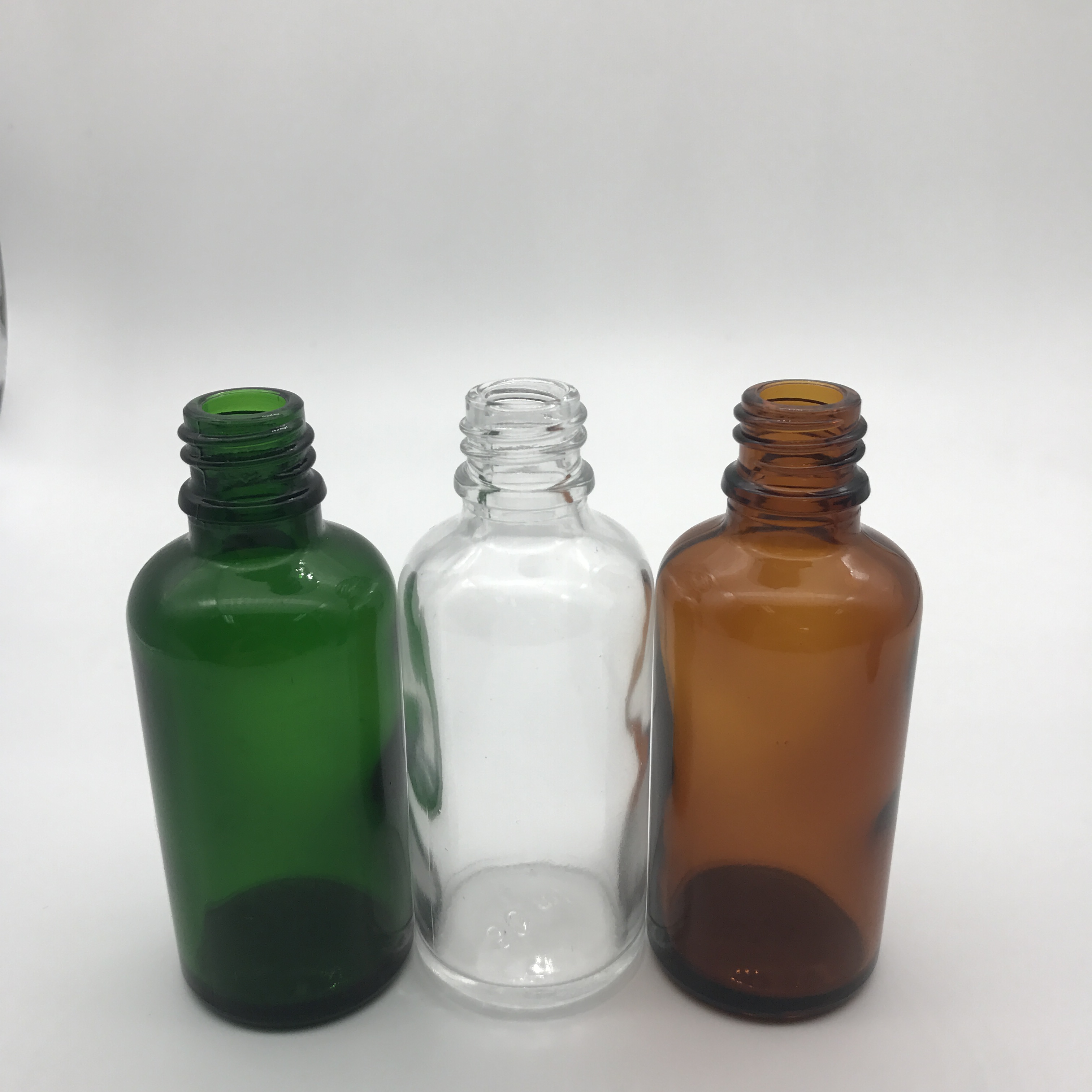 15ml 30ml 50ml Transparent Glass Essential Oil Empty Bottle Separate Bottle Rubber Head Dropper Bottle
