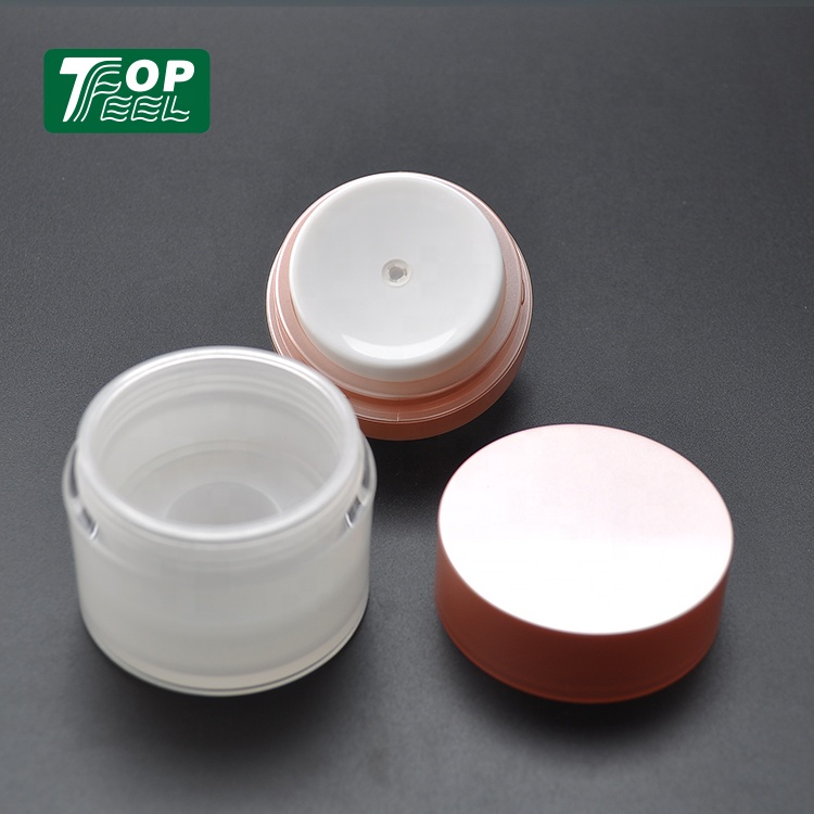15ml 30ml 50ml Wholesale Acrylic Jar Empty Cosmetic Airless Elegant Cosmetic Jars
