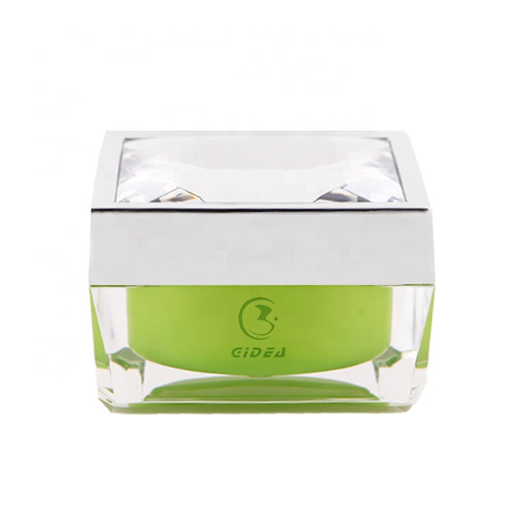 15ml 30ml 50ml beauty acrylic  Square cream Cosmetic Jar