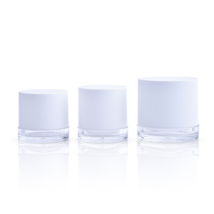 15ml 30ml 50ml luxury empty OEM cosmetic containers diodegradable cosmetic packaging plastic cream lotion jar