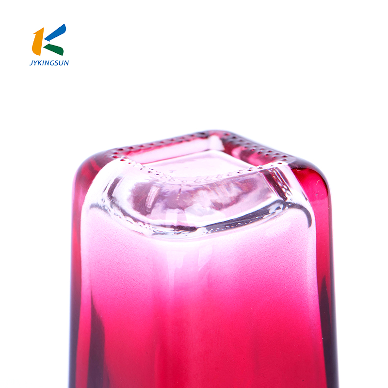 15ml 30ml 50ml square cosmetic gradient glass dropper bottle with pipette