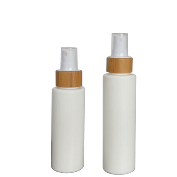 15ml 30ml 50ml transparent frost glass wooden bamboo pump bottom mist spray airless pump bottle cosmetic