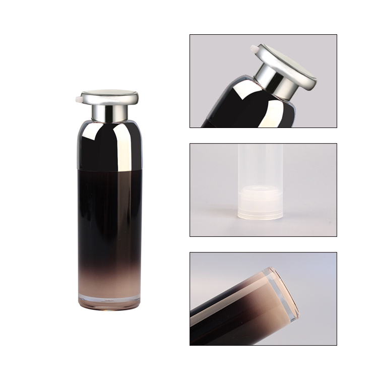 15ml 30ml 50ml unique cosmetic airless pump bottle eco friendly luxury cosmetic airless jar