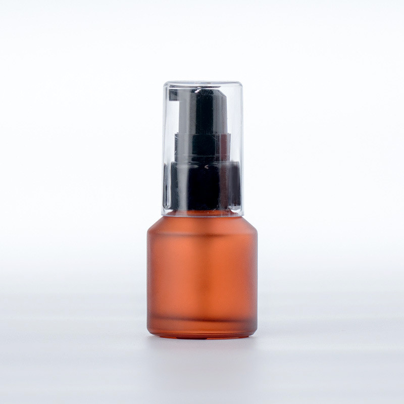 15ml 30ml 60ml 100ml Cream Bottle Frosted Pump Bottle Cosmetic Glass Bottle
