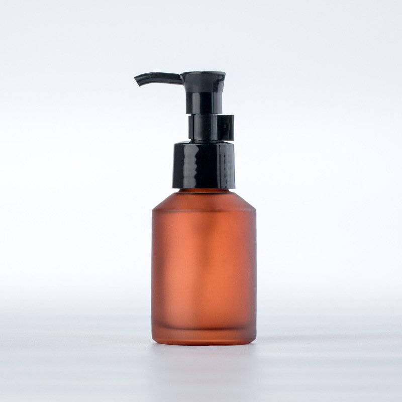15ml 30ml 60ml 100ml Cream Bottle Frosted Pump Bottle Cosmetic Glass Bottle