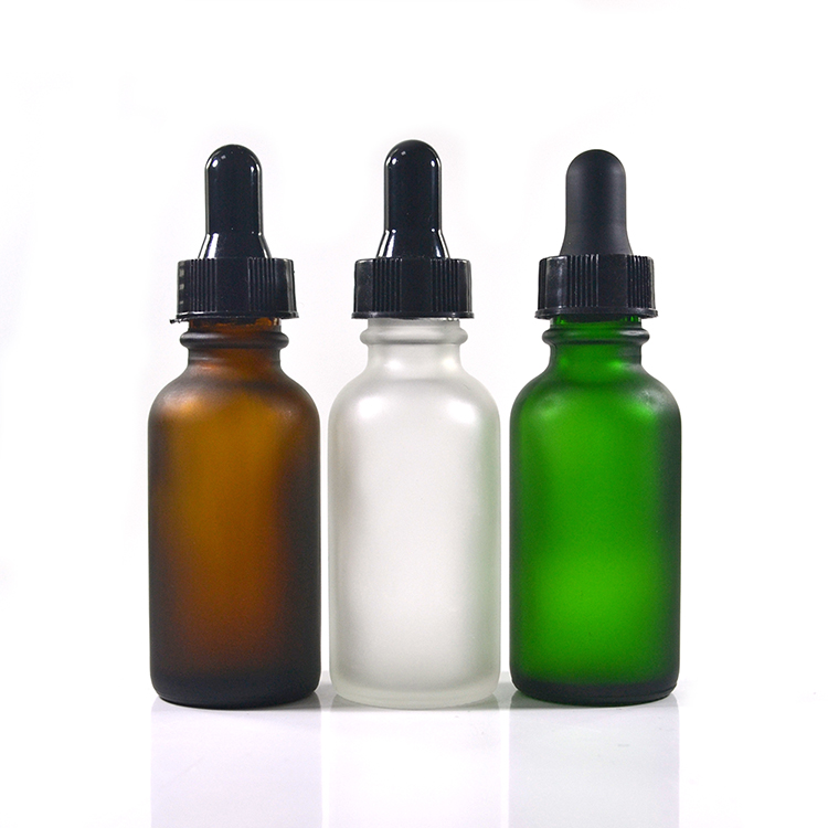 15ml 30ml 60ml 120ml 0.5oz 1oz 2oz 4oz essential oil e liquid clear amber blue green frosted boston glass dropper bottle