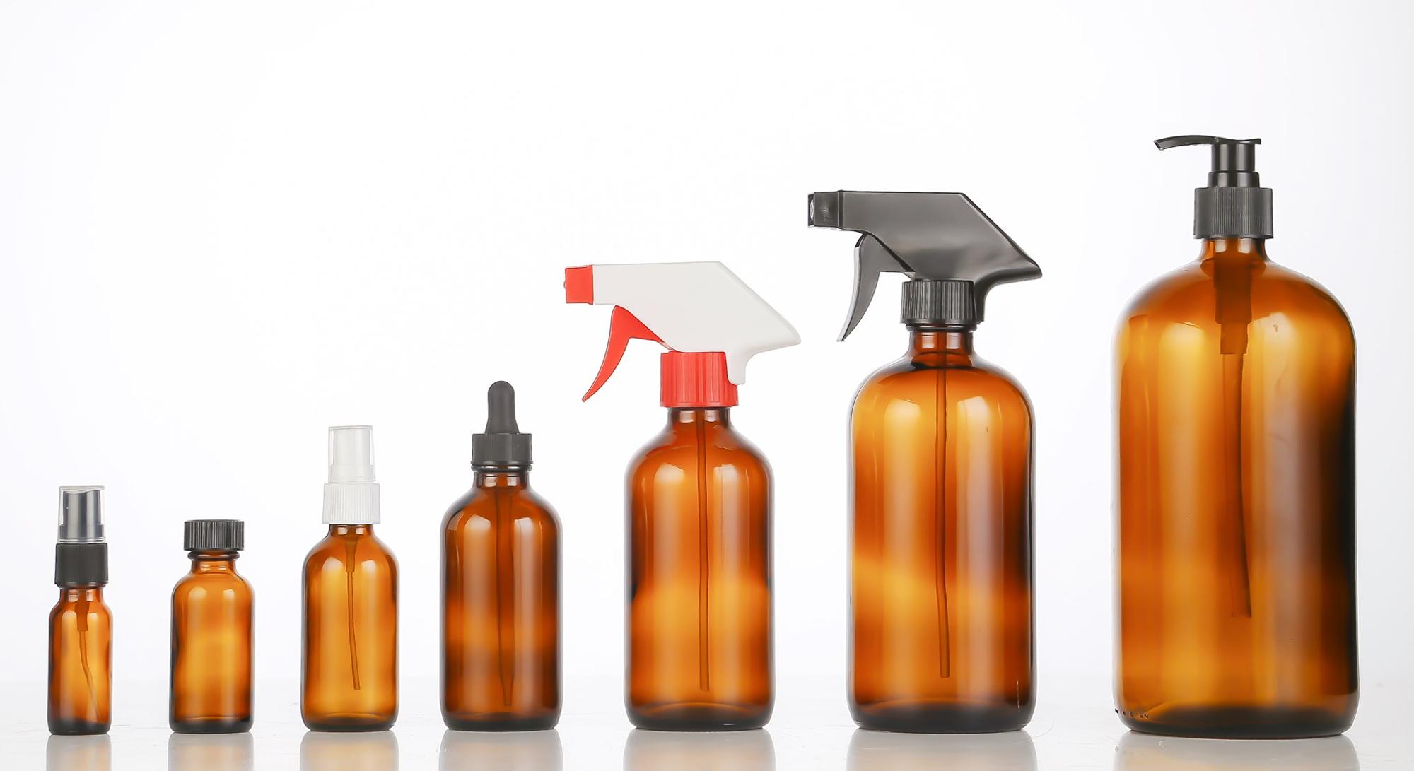 15ml 30ml 60ml 120ml 240ml 500ml 1l factory price amber empty Boston bottles