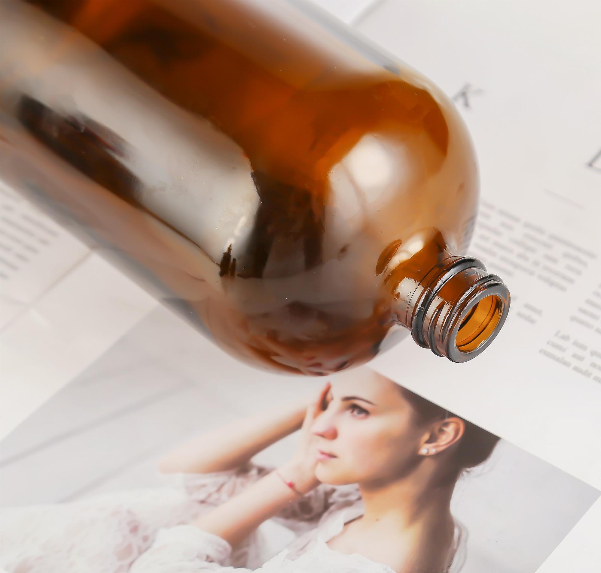 15ml 30ml 60ml 120ml 240ml 500ml 1l factory price amber empty Boston bottles