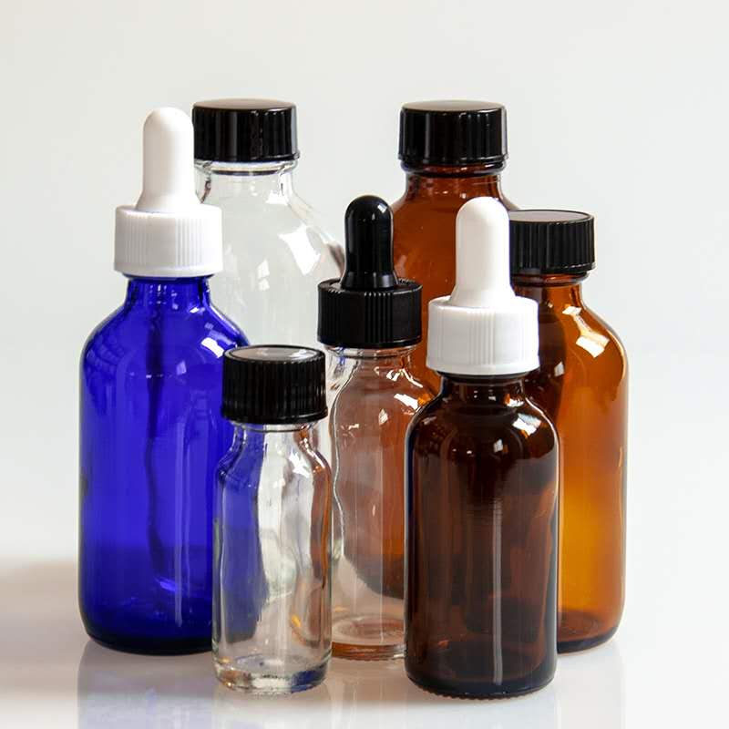 15ml 30ml 60ml 120ml 250ml 500ml empty amber blue Boston glass perfume spray bottle with refillable atomizer